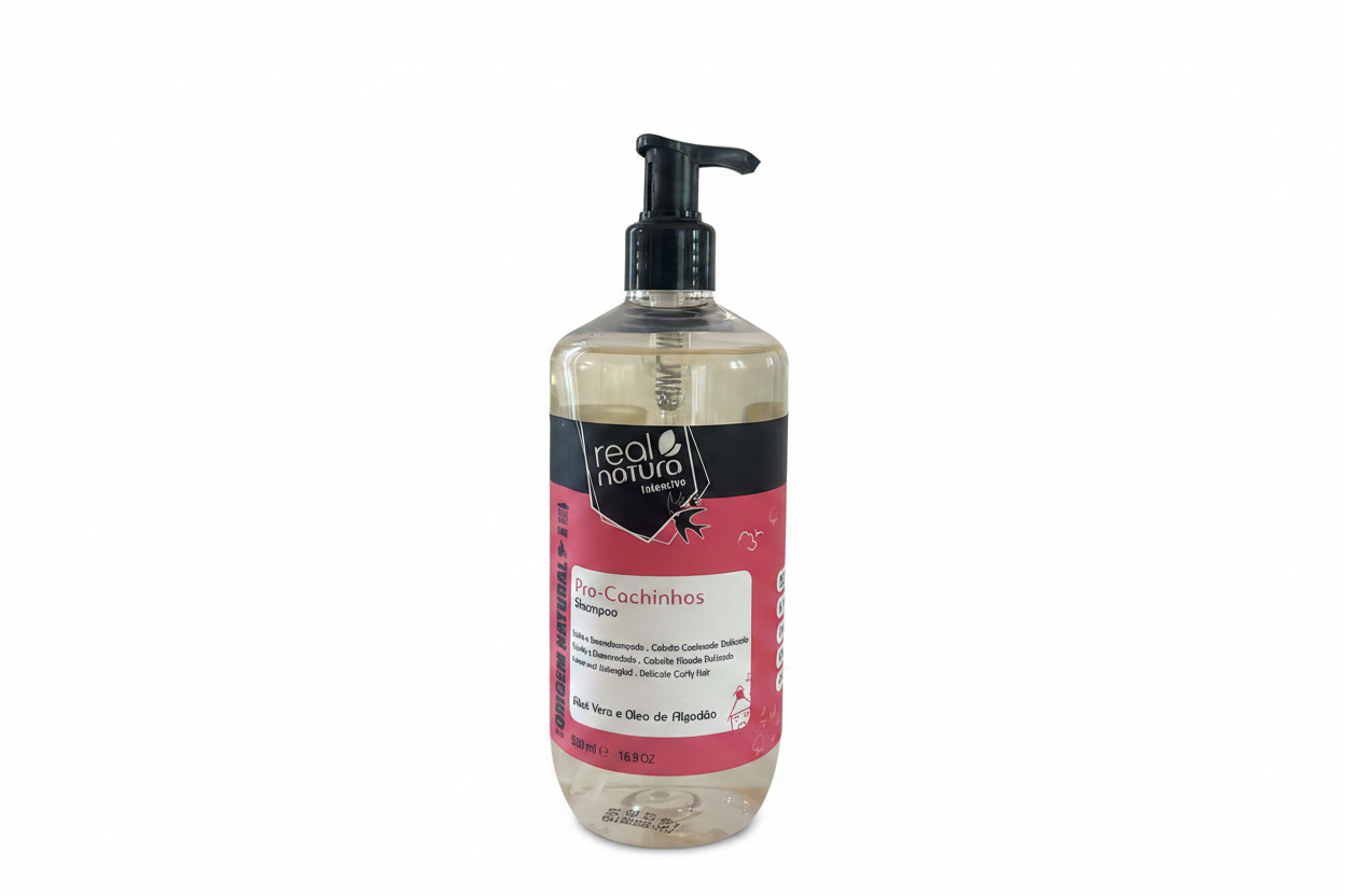Real Natura Champô Sem Sal Pro-Cachinhos 500ml