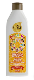 Gota Dourada Clubinho Shampoo Infantil Cabelos Cacheados 340ml