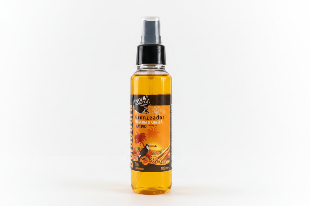 Real Natura Óleo Bronzeador Urucum + Canela 100ml